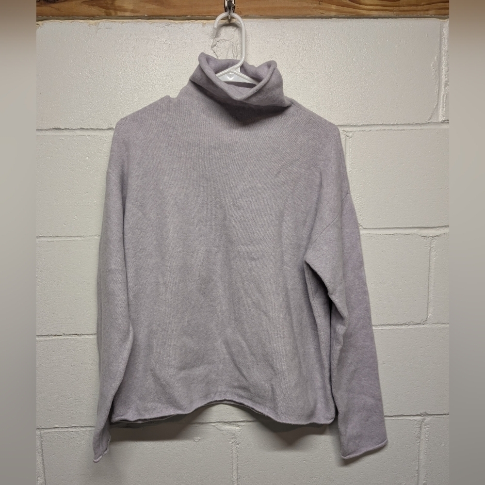 525 America Evereve (XS) Lavender Turtleneck Rollneck Pullover Sweater NWT